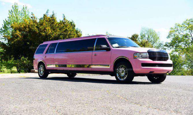 Pink Lincoln Navigator