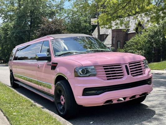 Pink Lincoln Navigator